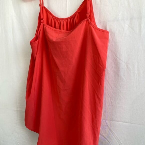 Time and Tru orange flowy tank - Picture 6 of 9